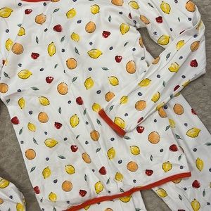 Lake Pajamas long-long john fruit set size small